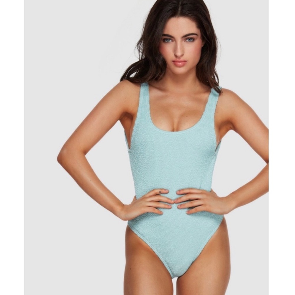 Billabong Baby Blue Textured One Piece